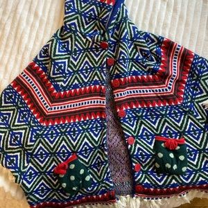 Matilda Jane Girls A Caroling We Go sweater/poncho